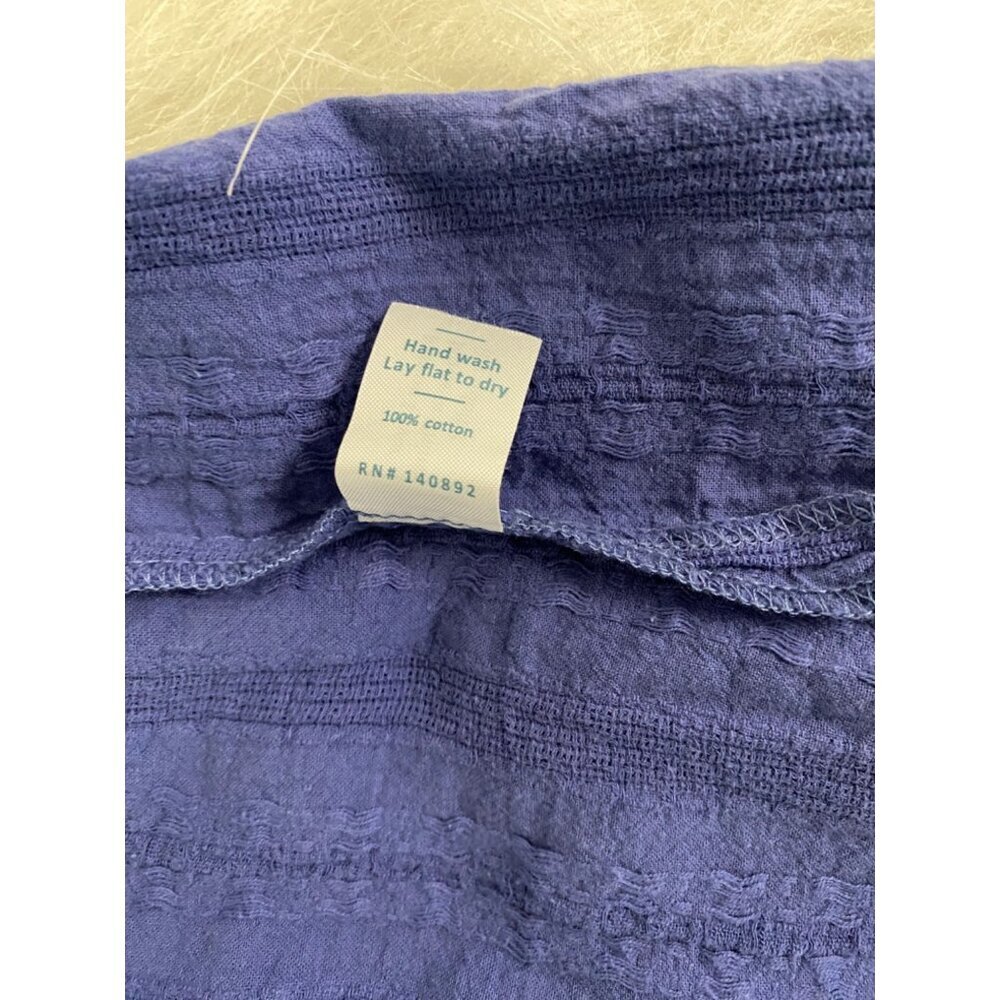 Marine Layer Women's Cassia Dress Shoulder Ties Medium Beachy Nautical - Picture 11 of 11